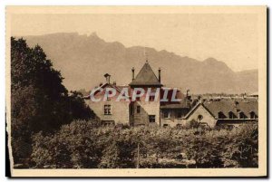 Old Postcard Aix Les Bains L & # City 39hotel former castle of the Marquis d ...
