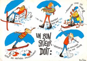 Br56612 Un bon Skieur ski comics