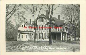 OH, Mentor, Ohio, RPPC, President Garfield Home, West View Of Museum, Photo