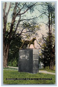 c1910 Catamount Monument Site of Tavern Bennington Vermont VT Postcard