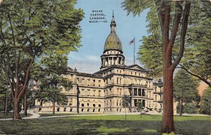 State Capitol Located In Southern Central Portion Lansing MI 