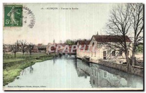 Old Postcard Alencon View Sarthe