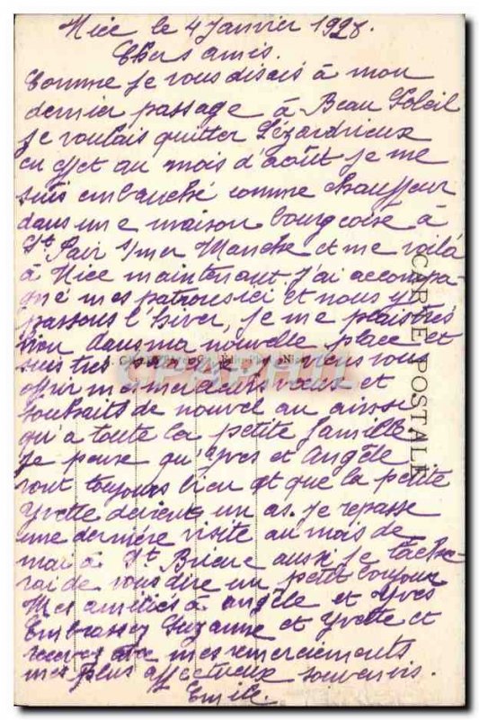 Old Postcard Nice Casino and Albert 1st Gardens