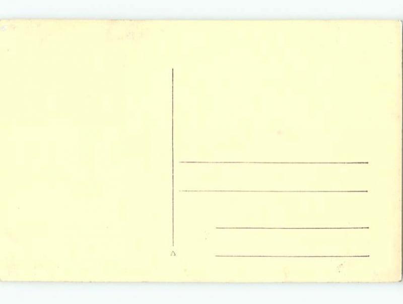 old rppc BUILDING THROUGH TREES Zagreb Croatia HM1606