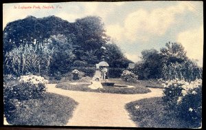 Vintage Postcard 1907-1915 Lafayette Park, Norfolk, Virginia (VA)