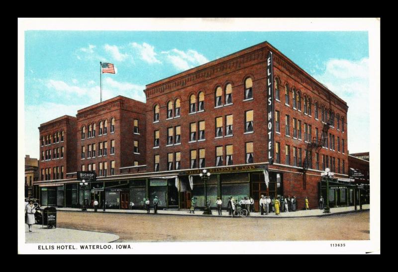 ELLIS HOTEL WATERLOO IOWA