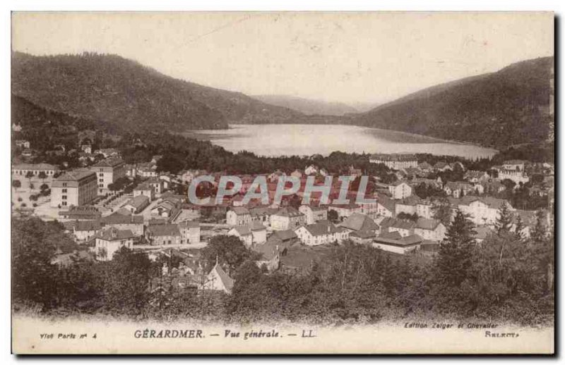 Gerardmer - Vue Generale - Old Postcard