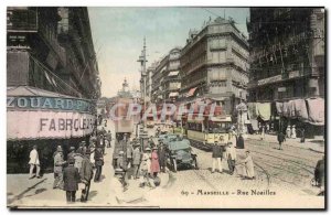 Old Postcard Marseille Rue Noailles