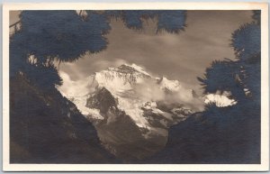 Durchblick Auf Die Jungfrau V. Interlaken Aus Switzerland Photo RPPC Postcard