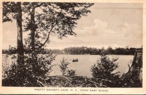 New York Sacket Lake View From East Shore 1919