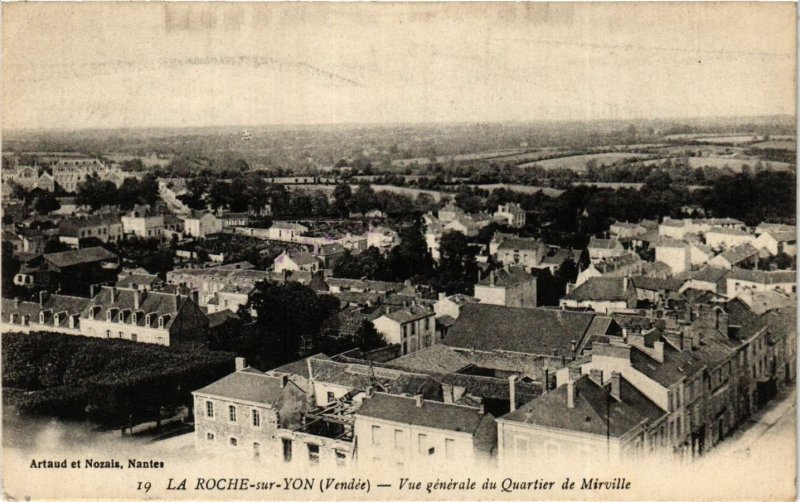 CPA La ROCHE-sur-YON - Vue générale du Quartier de Mirville (636924)