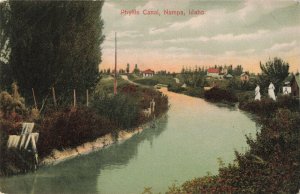 c.1907 Women Standing by Phyllis Canal Nampa Idaho Postcard 2R3-592