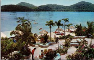 Caribbean Beach Hotel St. Thomas US Virgin Islands Postcard PC487