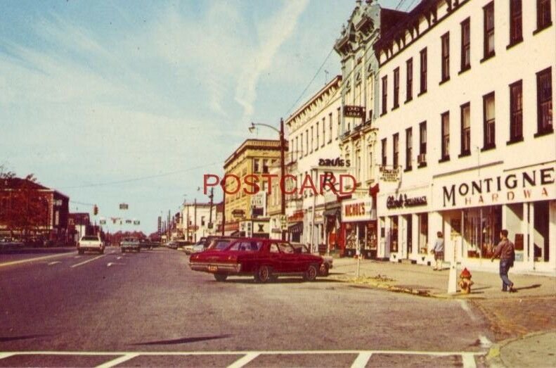 RAVENNA, OHIO Main Street downtown section Photo by Clyde C Carter