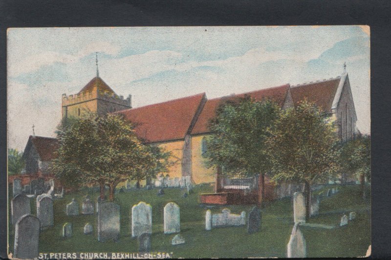 Sussex Postcard - St Peters Church, Bexhill-On-Sea    RS6748