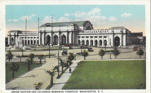 Union Railroad Train Station & Columbus Fountain Washington DC