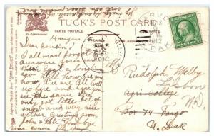 1912 New Hampshire Belle Postcard