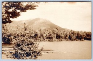 1940s RPPC KIDNEY POND CAMPS MT KATAHDIN MILLINOCKET BIG WOODS OF MAINE POSTCARD