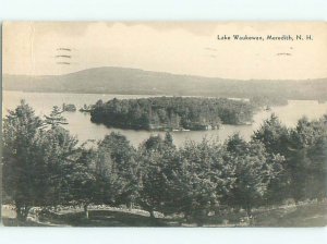 1950's LAKE SCENE Meredith New Hampshire NH AE5258