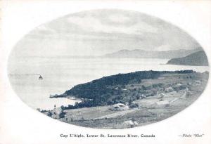 Cap L'Aigle Canada Lower St Lawrence River Scenic View Antique Postcard J77069