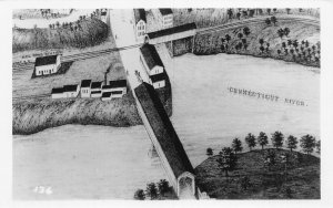 J75/ Brattleboro Vermont RPPC Postcard c1950s Covered Bridge 302