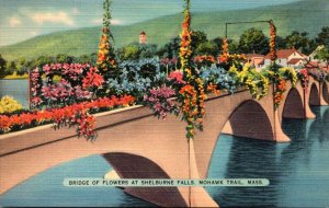 Massachusetts Mohawk Trail Bridge Of Flowers At Shelburne Falls
