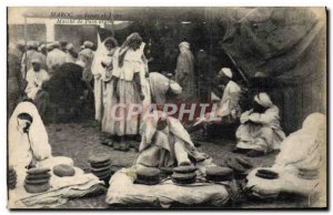 Morocco Old Postcard Scenes et Types Walk Arabic Bread