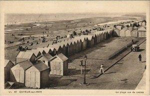 CPA CAYEUX-sur-MER La Plage vue du casino (808084)