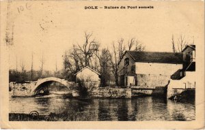 CPA Dole- Ruines du Pont romain FRANCE (1043439)