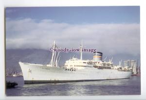 LN1256 - Safmarine Liner - S.A Oranje , built 1948 ex Pretoria Castle - postcard