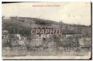 Old Postcard Dehainville And Les Coteaux De Frescati