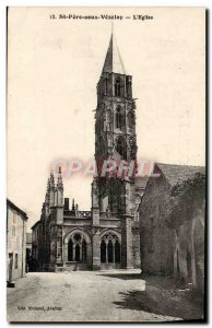 Old Postcard Holy Father in the Vezelay & # 39Eglise