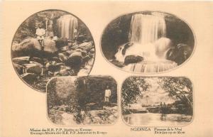 Belgian Congo colonial missions NGIDINGA Mosi river waterfall landscape