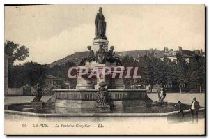 Old Postcard Le Puy La Fontaine Crozalier