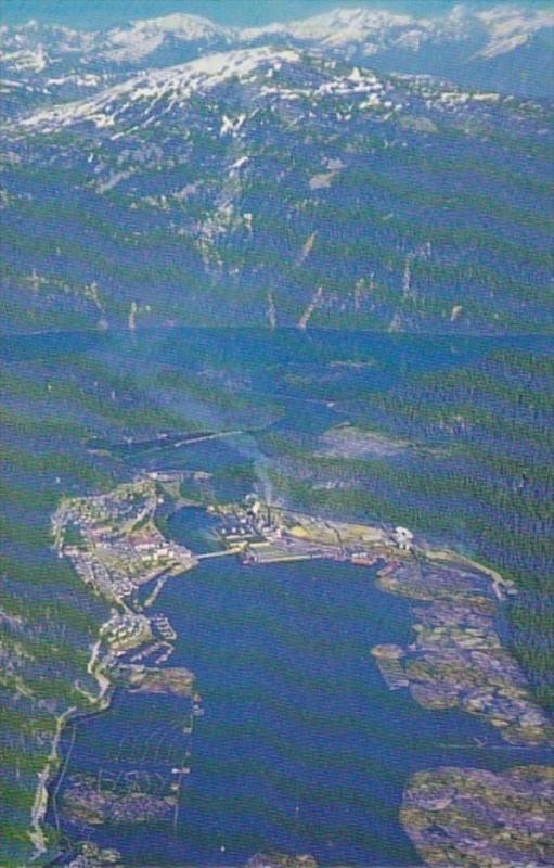 Canada British Columbia Birds Eye View Ocean Falls