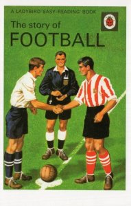 The Story Of Football Soccer First Edition Ladybird Book Postcard
