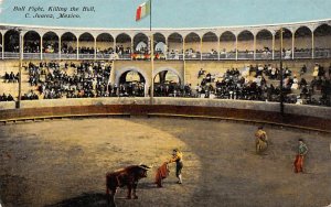 Bull Fight Bull Fighing, Bullfighting Postal Used Unknown 