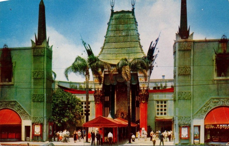 California Hollywood Grauman's Chinese Theatre 1955