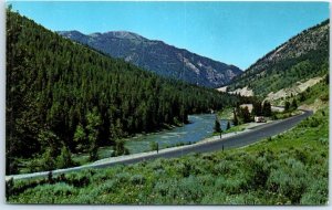 Postcard - South Fork, Snake River Canyon - Wyoming