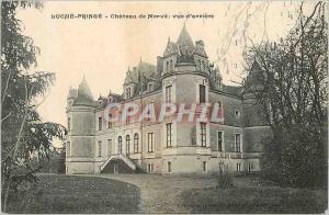 Postcard Old Luche Pringe Castle Menve back of View