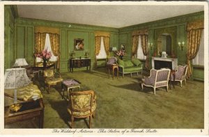 CPA AK Waldorf Astoria-The Salon of a French Suite NEW YORK CITY USA (790372)