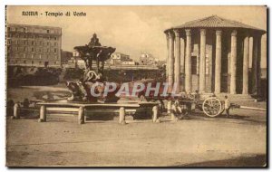 Old Postcard Italy Italia Roma Tempio di Vesta