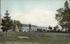 Rangeley Lakes Maine ME Haines Landing c1910 Vintage Postcard