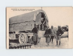 Postcard Arrivée des Dragées de Verdun France