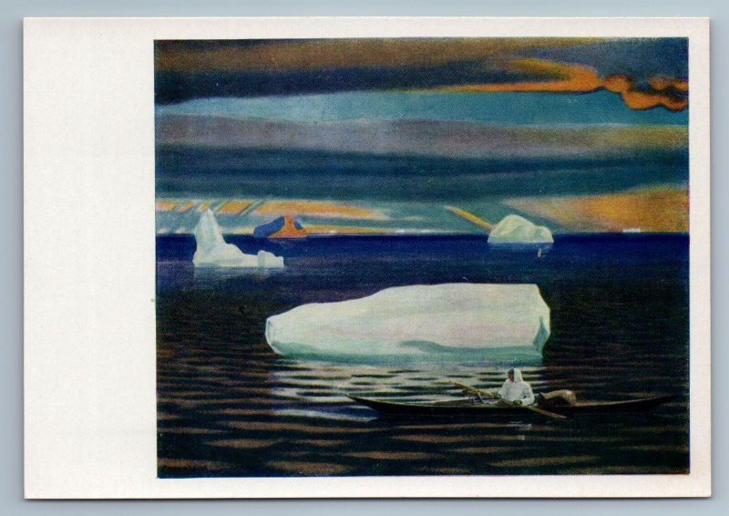 ROCKWELL KENT USA Alaska Propaganda MOBY DICK Eskimo 1963 SET 16 Postcards