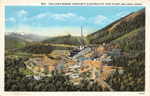 J16/ Kellogg Idaho Postcard c1910 Kellogg Sullivan Mine Zinc Plant  185