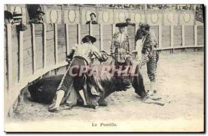 Old Postcard Bullfight Bullfight The puntilla