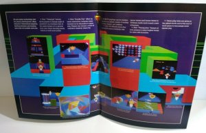 I Robot Arcade FLYER Atari Original 1984 NOS Retro Space Age Video Game Artwork 