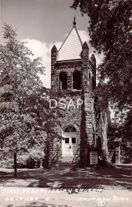 Ohio Postcard Real Photo RPPC c1940s DELPHOS First Presbyterian Church