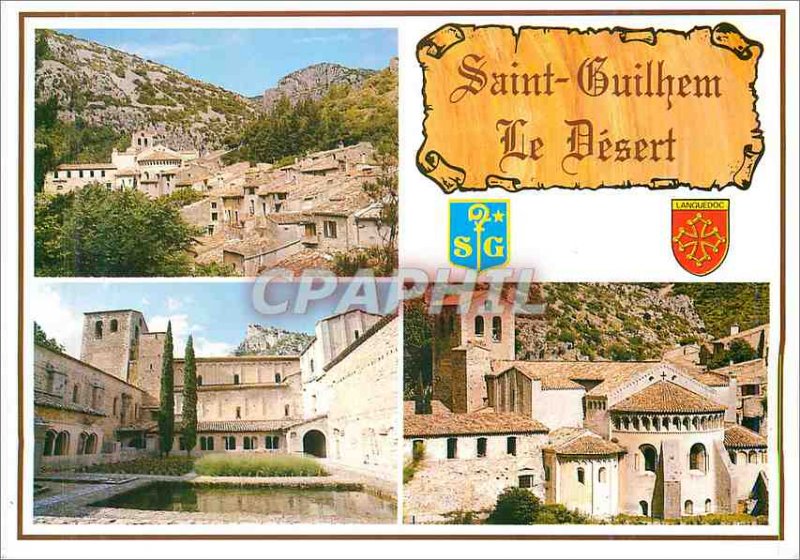 Postcard Modern Saint Guilhem le Desert (Herault)